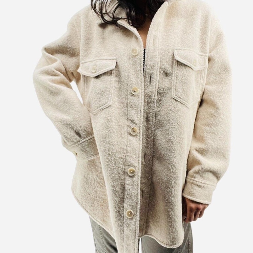 Joie Cream Button-Up Jacket - Picture 4 of 5